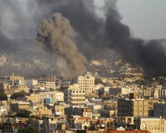 عربستان دانشکده نظامی یمن در صنعاء را بمباران کرد