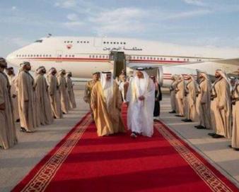 دیدار ولیعهد ابوظبی و پادشاه بحرین درباره حملات یمن به امارات