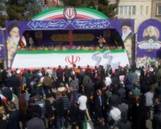 حضور گسترده مردم دیار شهید سلیمانی در راهپیمایی ۲۲ بهمن