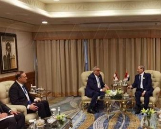 دیدار وزیر خارجه سوریه با همتایان لبنانی، عمانی، اماراتی و تونسی