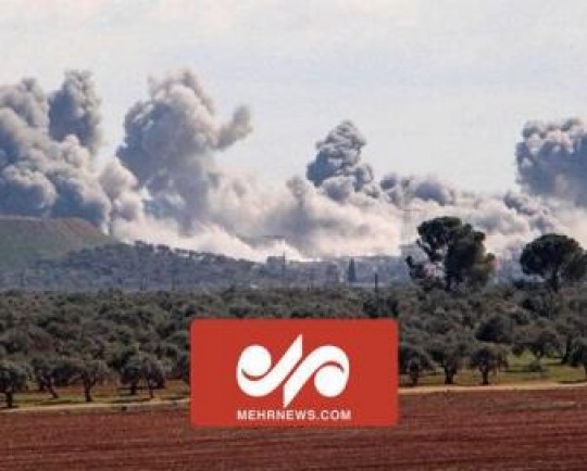 لحظه انهدام مقر و انبارهای مهمات تروریست‌ها در ادلب