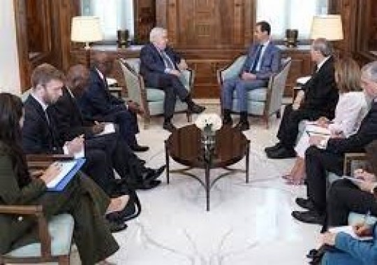 اسد در دیدار نماینده دبیر کل سازمان ملل: پرونده آوارگان سوری را سیاسی نکنید